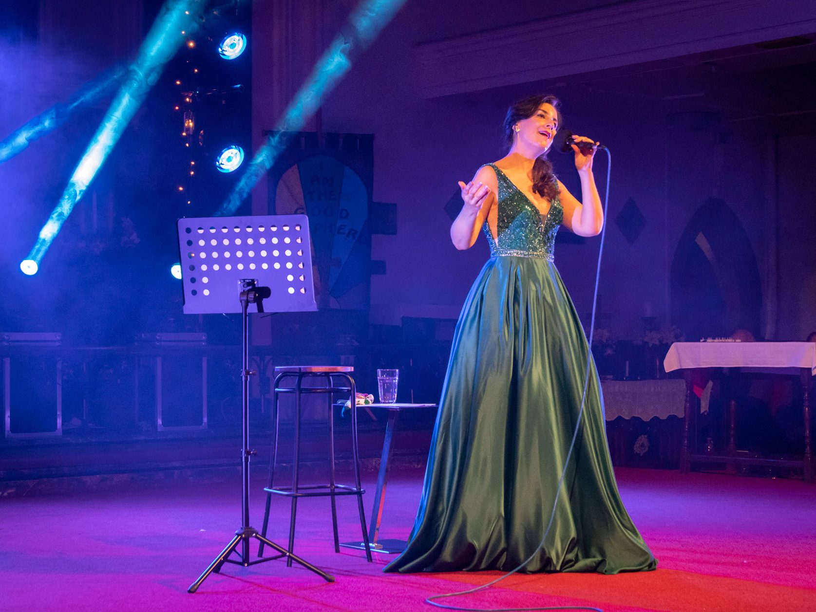 Margaret Keys Singing at Belper Fringe