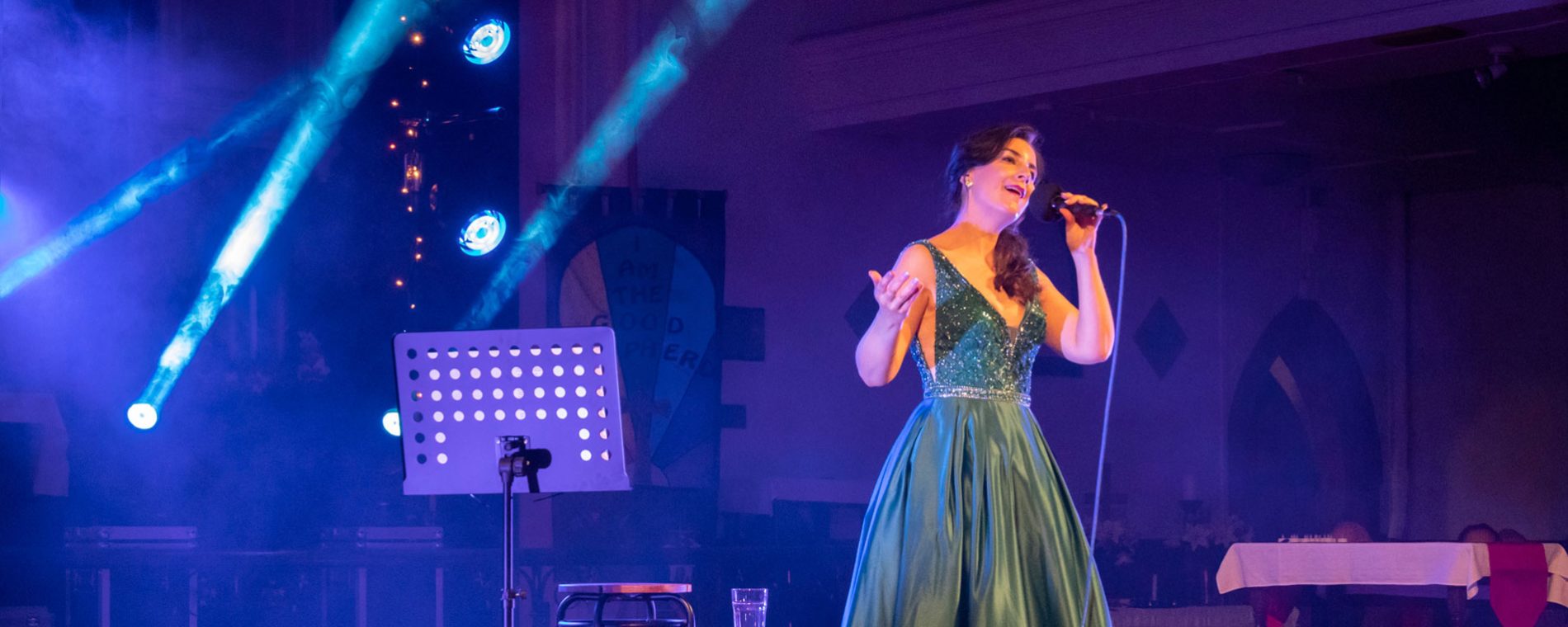 Margaret Keys Singing at Belper Fringe